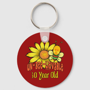 30th Birthday Gifts Keychain