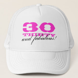 30th Birthday hat   30 and fabulous!