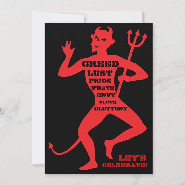 30th Birthday - Hell of a Party Invitation (Front)