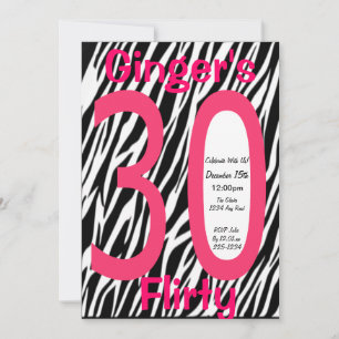 30th Birthday Invitation