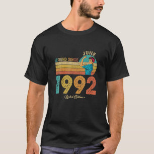 30Th Birthday June 1992 Legend Since 1992 30 Years T-Shirt