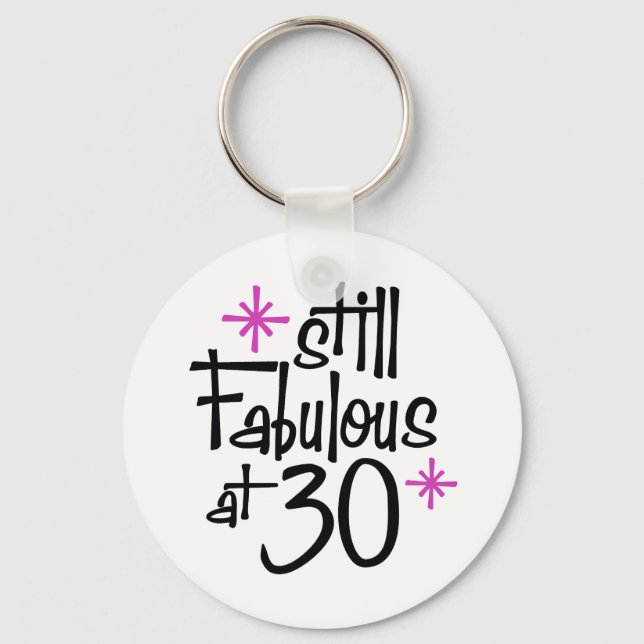 30th Birthday Keychain (Front)