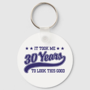 30th Birthday Keychain