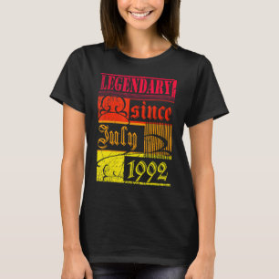 30th Birthday Legendary Since July 1992 Vintage Re T-Shirt