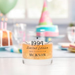 30th Birthday Limited Edition 1994 Whiskey Glass<br><div class="desc">Elegant stylish modern bold Cheers to Custom Years personalized birthday glassware.</div>