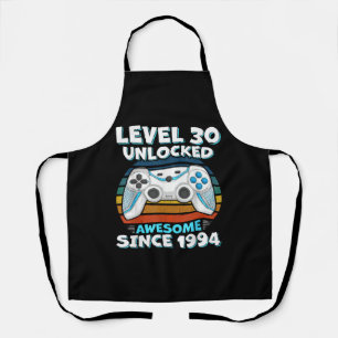 30th Birthday Man Woman 30 Years 1994 Apron