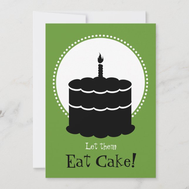 30th Birthday - Margarita vs Cake Invitation (Front)