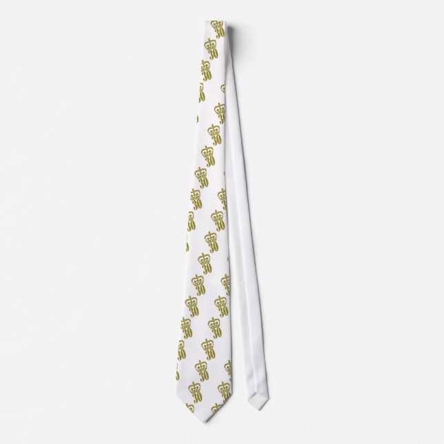 30th Birthday - Number – Thirty Tie (Front)