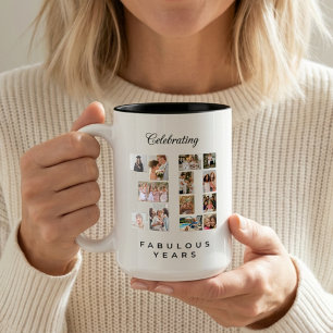 30th Birthday or Anniversary Two-Tone Coffee Mug