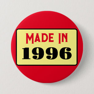 30th Birthday party born 1996 30 pin