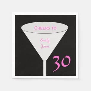 30th Birthday Party "Cheers To" Paper Napkins
