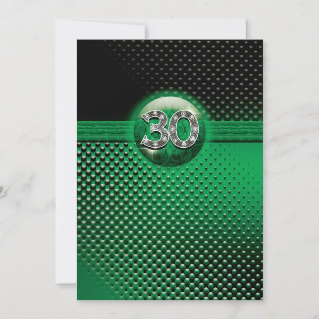 30th birthday party invitations - CUSTOMIZE (Front)