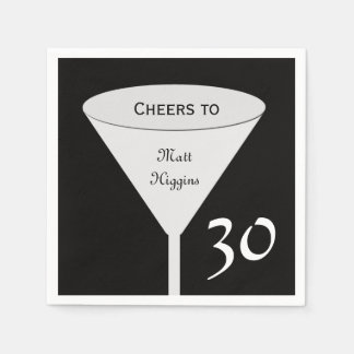 30th Birthday Party Paper Napkins