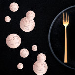 30th birthday party rose gold pink stars glam confetti<br><div class="desc">Girly and feminine confetti for your 30th birthday party table setting. A rose gold faux metallic, foil looking background decorated with dripping stars in rose gold. Templates for a date and name/age 30. Dark rose gold colored letters. Some confetti chips with name and date, others with the text: Happy Birthday...</div>