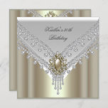 30th Birthday Party White Cream Pearl Diamond Invitation<br><div class="desc">30th Birthday Party  White Cream Pearl Diamond Jewel This Design Style is Copyrighted © Content and Designs © 2000-2012 Zizzago™ (Trademark) and it's licensors</div>