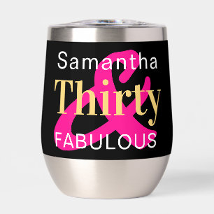30th Birthday Personalized Thirty and Fabulous