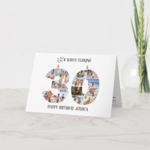 30th Birthday Photo Card