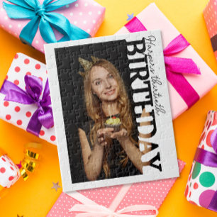 30th Birthday Photo college Party  Jigsaw Puzzle