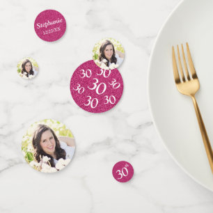30th Birthday Photo Confetti