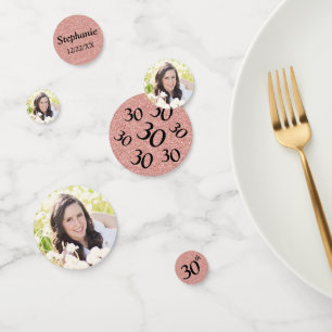 30th Birthday Photo Confetti