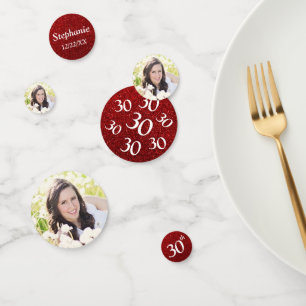 30th Birthday Photo Confetti