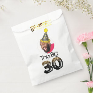 30th Birthday Photo Simple Funny Favour Bag