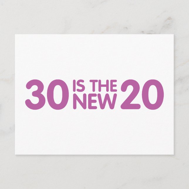 30th Birthday Postcard (Front)