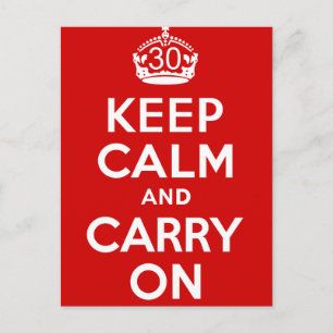 30th Birthday Postcard