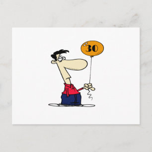 30th Birthday Postcard