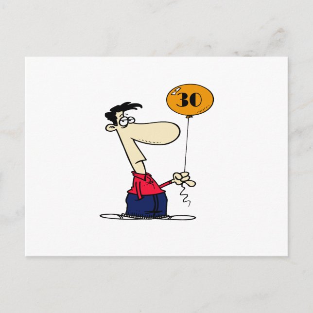 30th Birthday Postcard (Front)