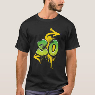 30th birthday present men women cool spray HIPHOP T-Shirt