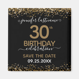 30th Birthday Save the Date Magnet