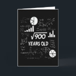 30th Birthday Square Root Math 30 Years Old Bday Card<br><div class="desc">Birthday Design For anyone who's horoscope say difficult & Stubborn But totally worth.Wear it with pride at work,  school gym perfect to pair with shorts,  leggings or jeans for a casual yet trendy Look</div>