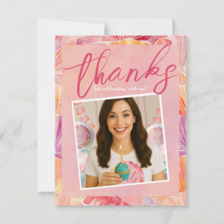 30th Birthday Talk Thirty to Me Thank You Card