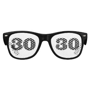 30TH BIRTHDAY THRITY Party Sunglasses