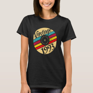 30th Birthday Vintage 1993 Vinyl Record T-Shirt