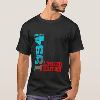 30th Birthday Vintage 1994 February 30 Years Men W T-Shirt