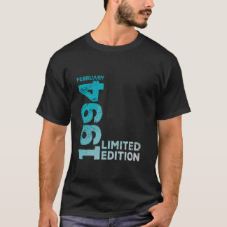 30th Birthday Vintage 1994 February 30 Years Men W T-Shirt