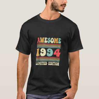 30th Birthday Vintage Awesome 1994 Decor 30 Years T-Shirt