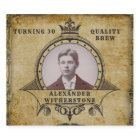 30th Birthday Vintage Retro Crown Add Your Photo