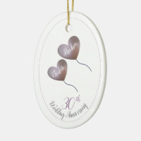 30th Pearl Wedding Anniversary husband & wife gift