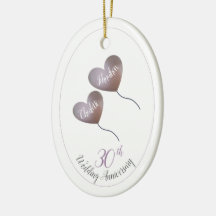 30th Pearl Wedding Anniversary husband & wife gift