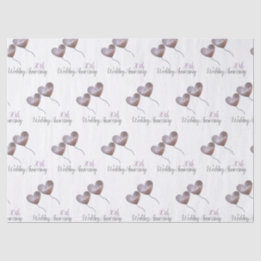 30th pearl wedding anniversary husband & wife tissue paper