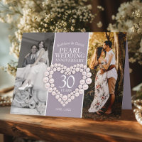30th pearl wedding anniversary now and then photo