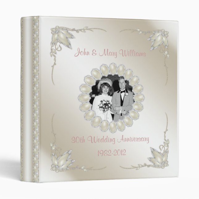 30th Wedding Anniversary Binder (Front/Spine)
