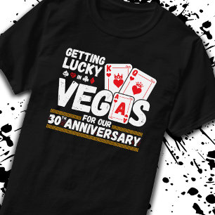 30th Wedding Anniversary - Couples Las Vegas Trip T-Shirt
