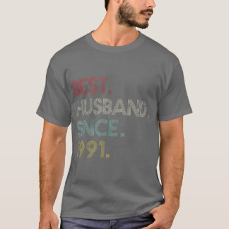 30th Wedding Anniversary Gift Ideas Best Husband T-Shirt
