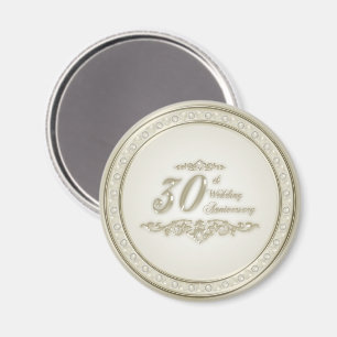 30th Wedding Anniversary Magnet