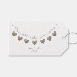 30th Wedding Anniversary pearl gift tag