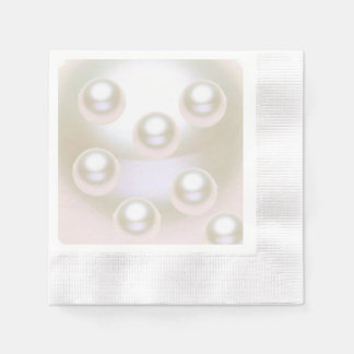 30th Wedding Anniversary Pearl Napkin